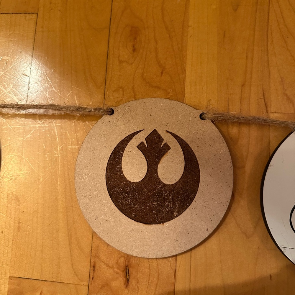 Star Wars Themed wooden Garland